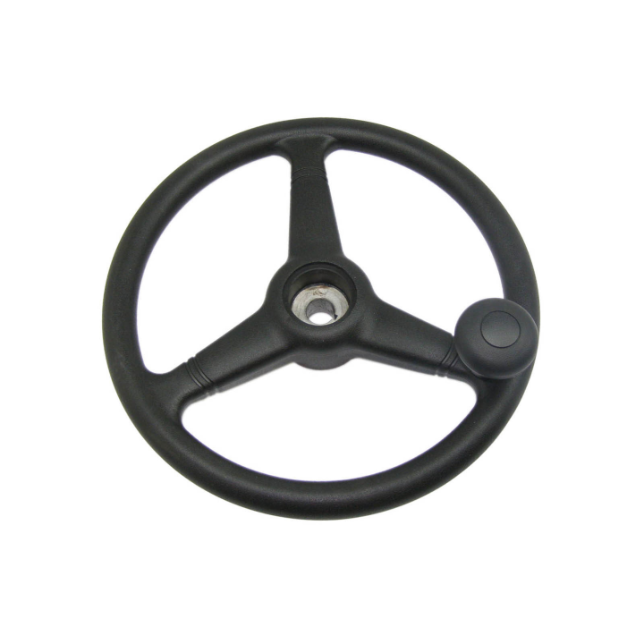 Steering wheel with three spokes and a steering knob - TVH Parts
