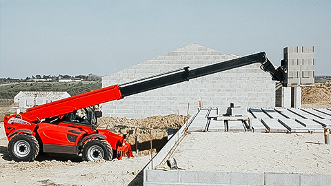 ambiente del sollevatore telescopico